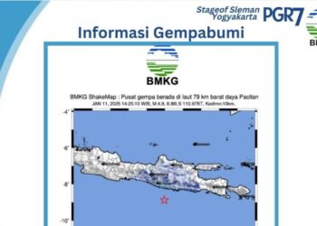 Pacitan Diguncang Gempa Bumi M4,9, Begini Analisis BMKG