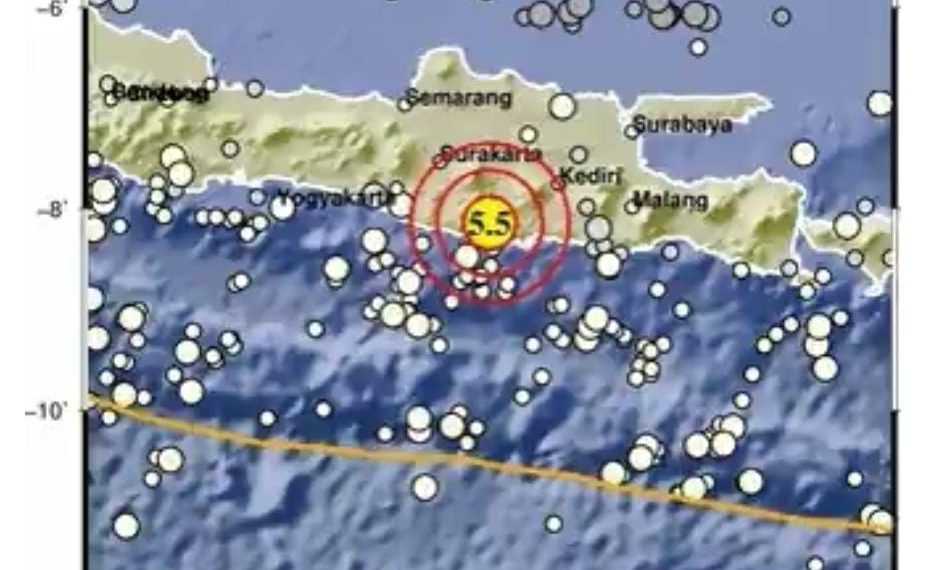 Gempa Magnitudo 5,5 Guncang Pacitan, Getaran Terasa hingga Purworejo dan Trenggalek